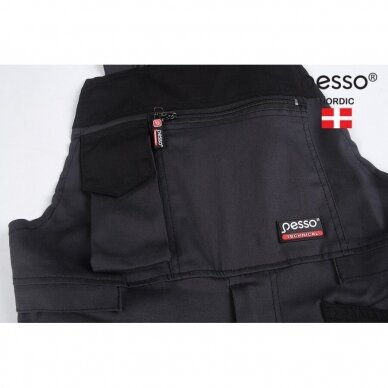 Puskombinezonis PESSO Twill stretch, pilkas 15