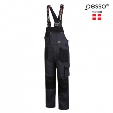 Puskombinezonis PESSO Twill stretch, pilkas 1