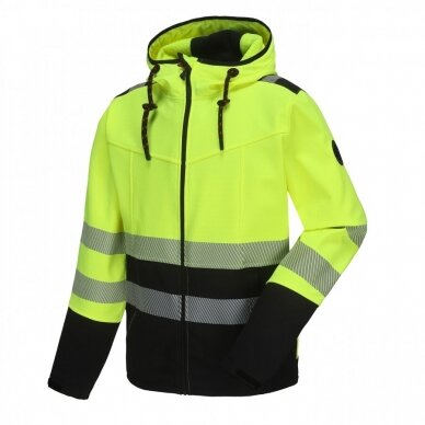 Ripstop Softshell striukė Pesso LEO_HVG, geltona