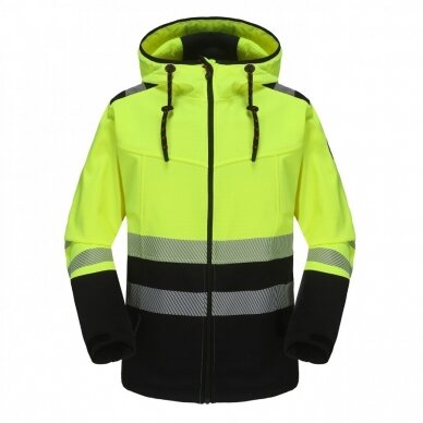 Ripstop Softshell striukė Pesso LEO_HVG, geltona 1