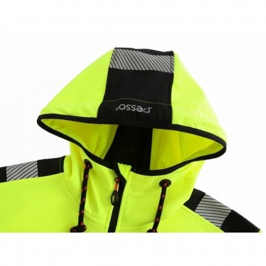 Ripstop Softshell striukė Pesso LEO_HVG, geltona 8