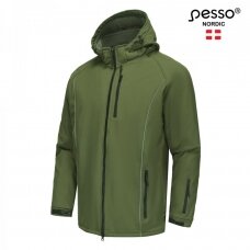 Šilta neperšlampanti Softshell  striukė Pesso Otava, chaki