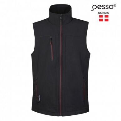 Liemenė Pesso Soft Softshell, juoda 1