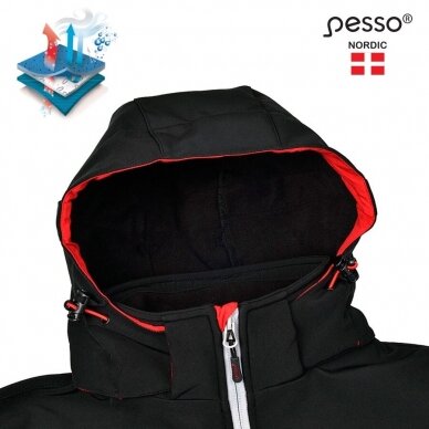 Softshell striukė Pesso Acropolis, juoda 4