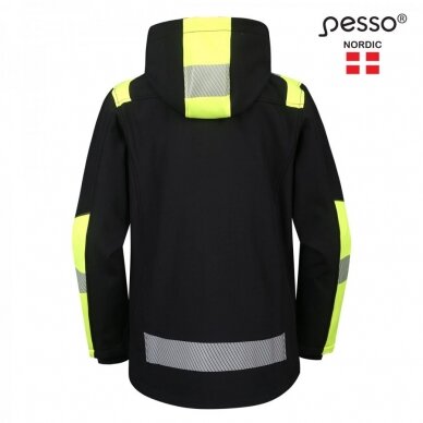 Softshell striukė Pesso ASTRA , juoda/geltona 1