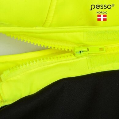 Softshell striukė Pesso PALERMO HI-VIS, ryškaus matomumo geltona 6