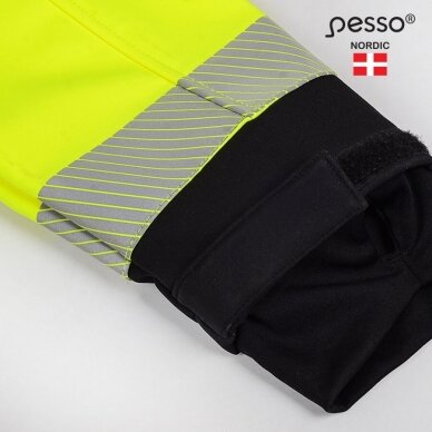 Softshell striukė Pesso PALERMO HI-VIS, ryškaus matomumo geltona 7