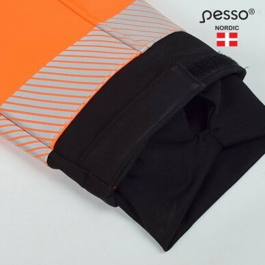 Softshell striukė Pesso PALERMO HI-VIS, ryškaus matomumo oranžinė 9