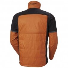 Striukė HELLY HANSEN Kensington Insulated Jacket, juoda/oranžinė