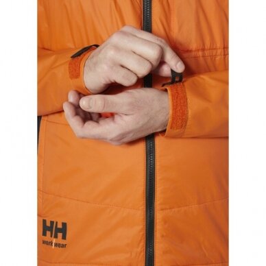 Striukė HELLY HANSEN Kensington Insulated Jacket, juoda/oranžinė 2