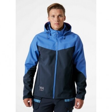 Striukė HELLY HANSEN Oxford Softshell, šviesiai mėlyna 2