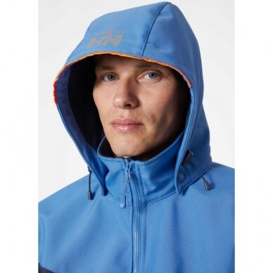 Striukė HELLY HANSEN Oxford Softshell, šviesiai mėlyna 4