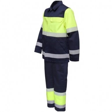 Suvirintojo BoSafety WD-PROSHIELD420-C1-0504 HiVis kostiumas 2