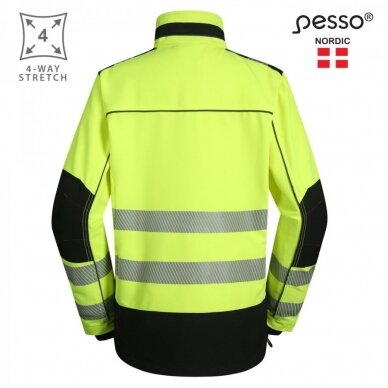 Švarkas Pesso Titan 125 DS125G HI-VIS, geltonas 2