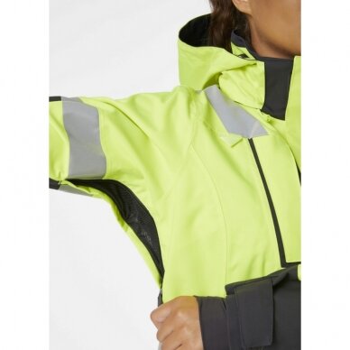 Šviesą atspindinti moteriška striukė HELLY HANSEN W Luna HI VIS, geltona 4