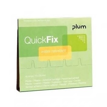 Vandeniui atsparūs pleistrai PLUM QuickFix 45vnt.