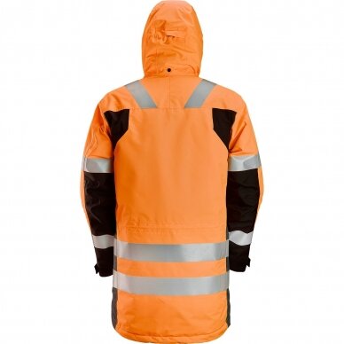 Vandeniui Hi-Vis atspari parka SNICKERS WORKWEAR 37.5® 1