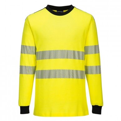 Liepsnai atsparūs gero matomumo sportiniai marškinėliai Portwest FR701 2