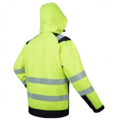 Žieminė striukė darbui STEPO TEXAS HI-VIS Softshell 1